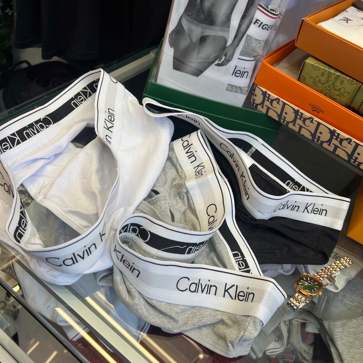 Calvin Klein White Logo Band Women's Briefs - 3-Piece Pack - image 6