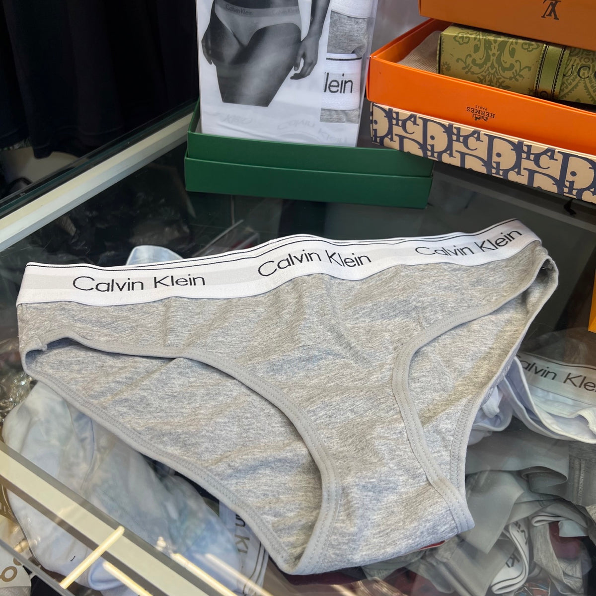 Calvin Klein White Logo Band Women's Briefs - 3-Piece Pack - image 3