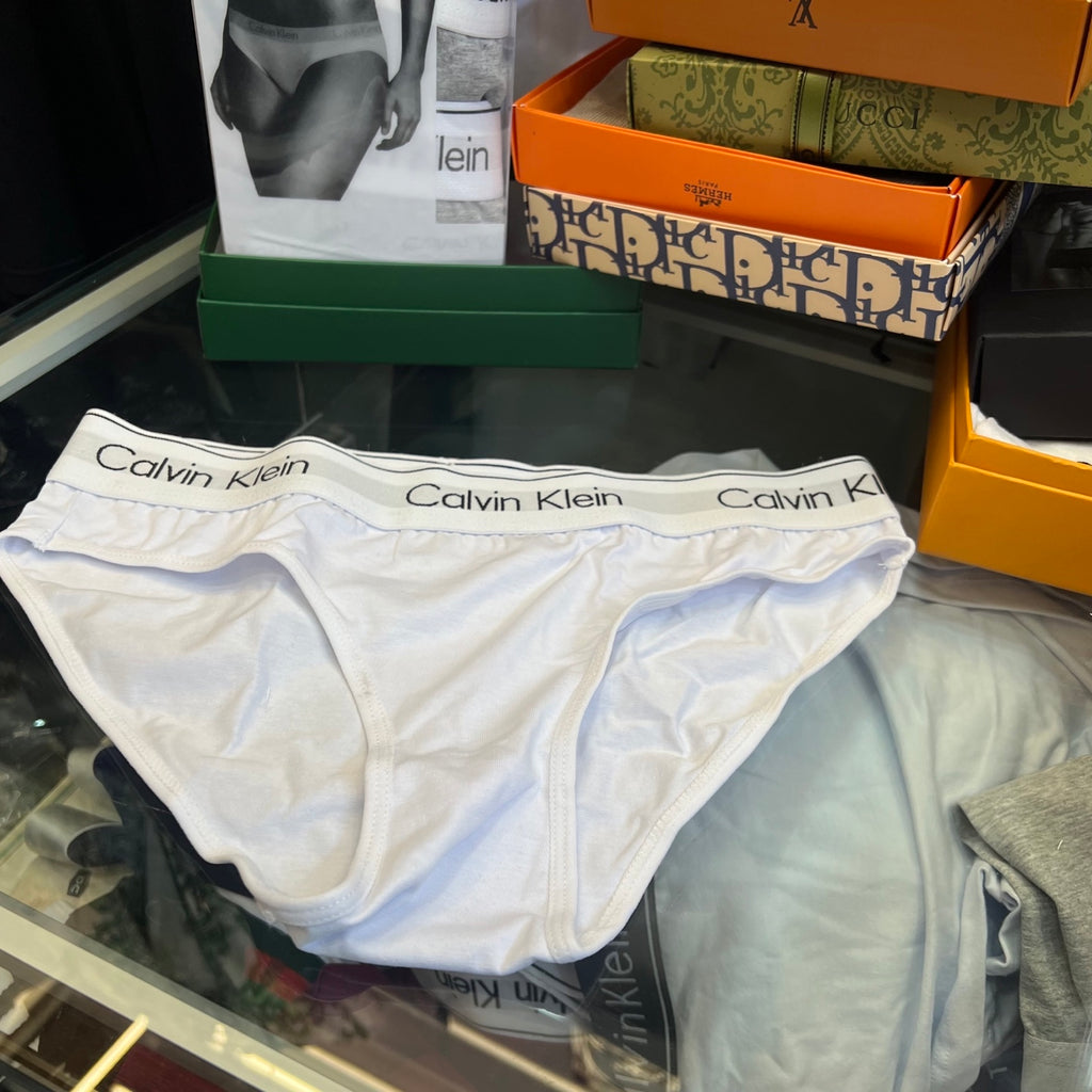 Calvin Klein White Logo Band Women's Briefs - 3-Piece Pack - image 2