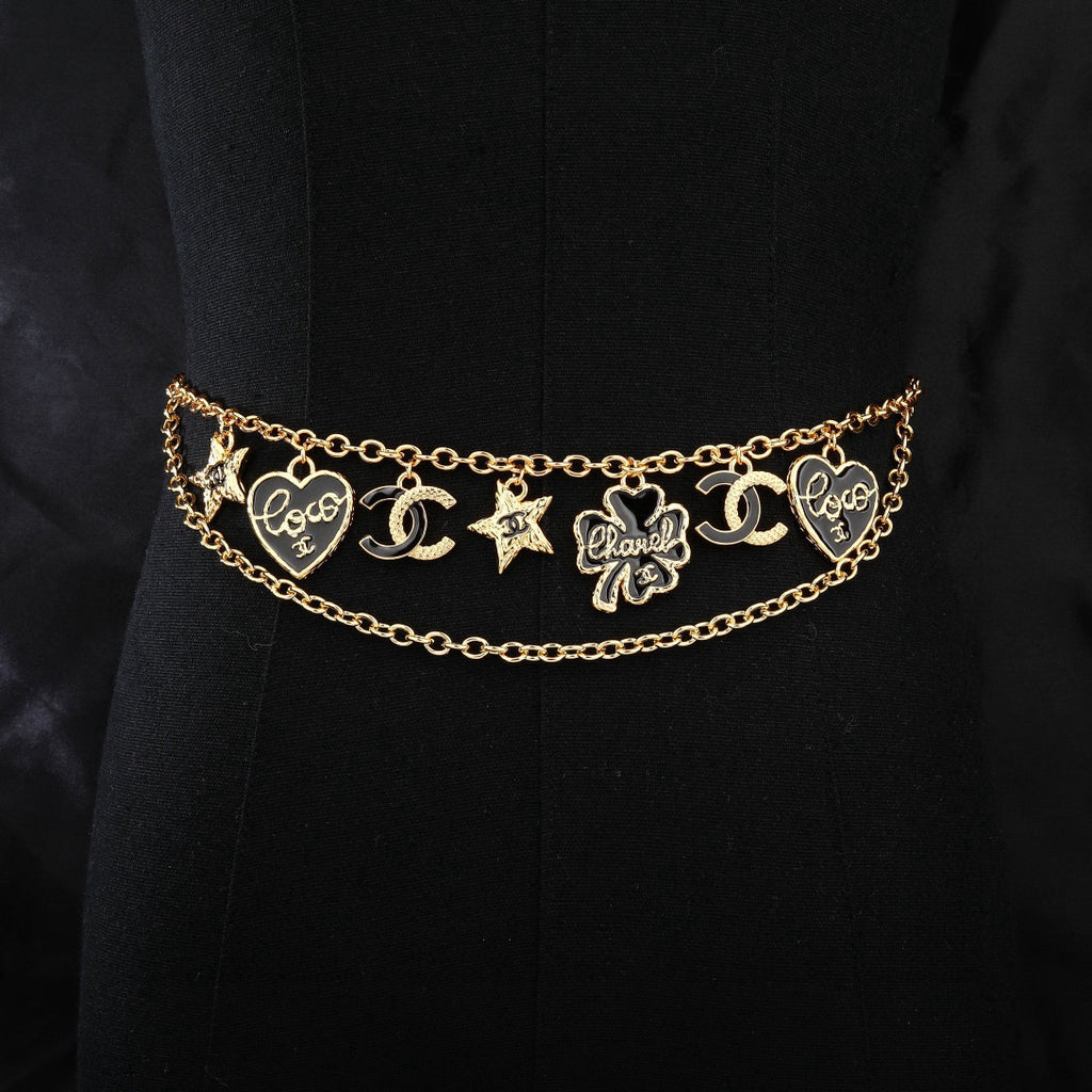 Chanel Gold-Tone Layered CC Chain Belt - album image 8