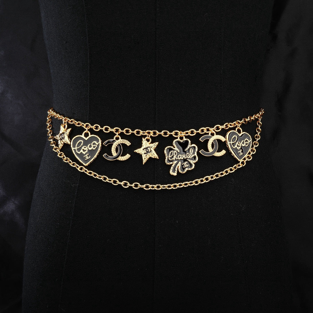 Chanel Gold-Tone Layered CC Chain Belt - album image 8