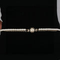 Chanel Pearl Chain Belt with Floral Center - album image 1