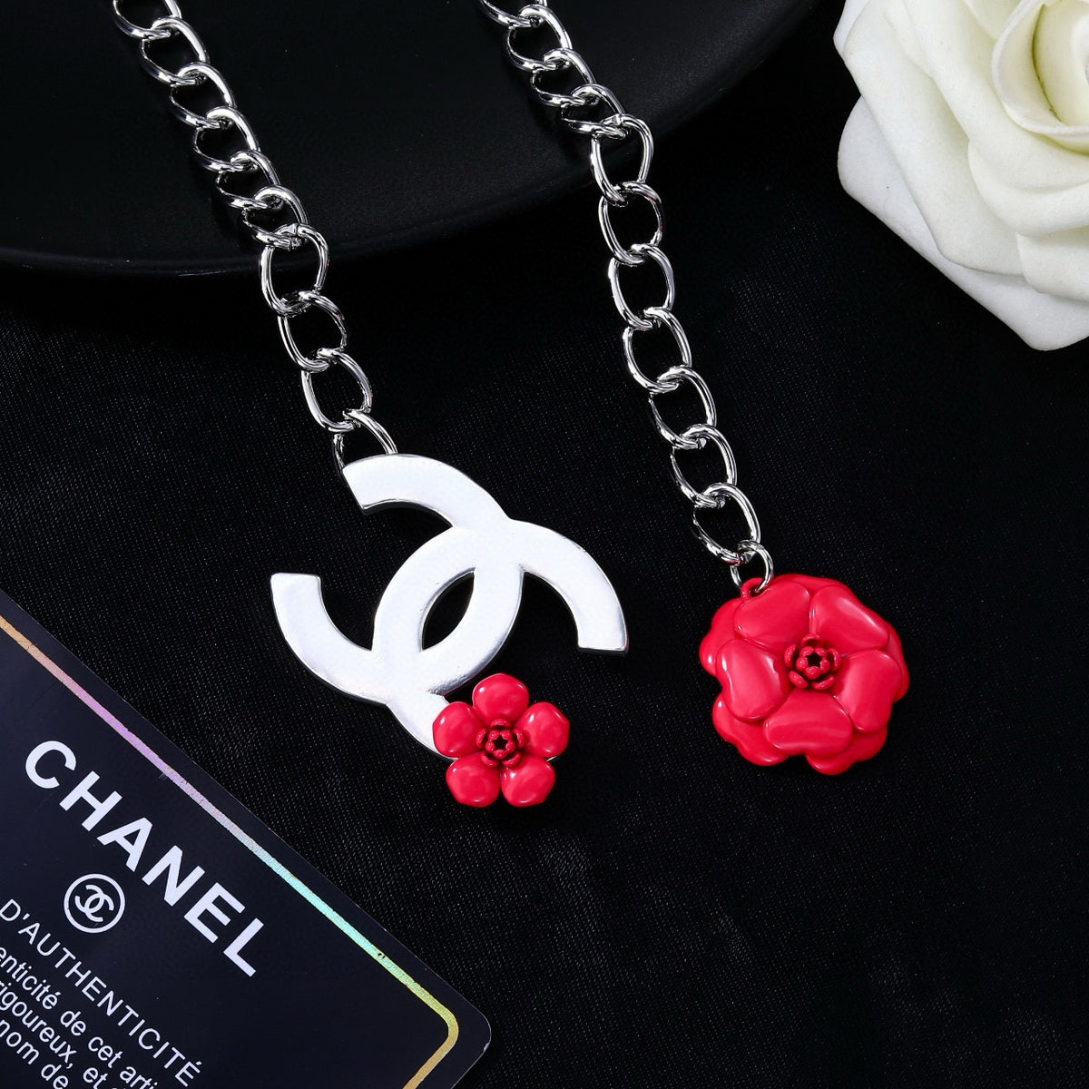 Chanel CC and Pink Bead Chain Belt - album image 3