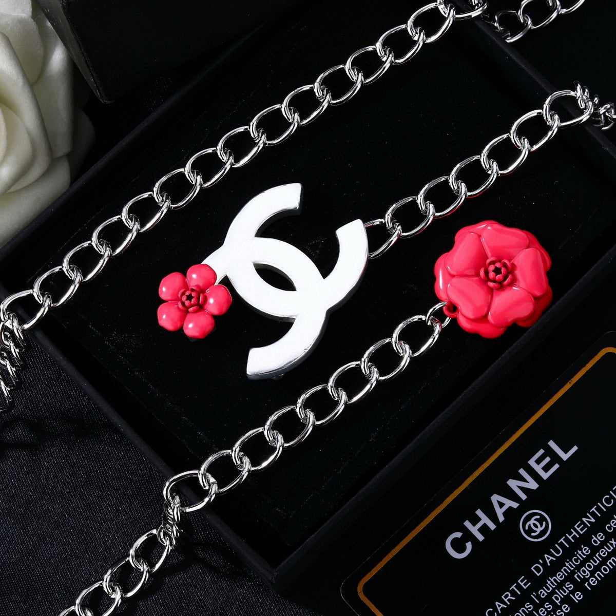 Chanel CC and Pink Bead Chain Belt - album image 7