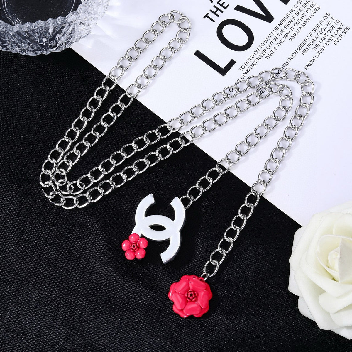 Chanel CC and Pink Bead Chain Belt - album image 6