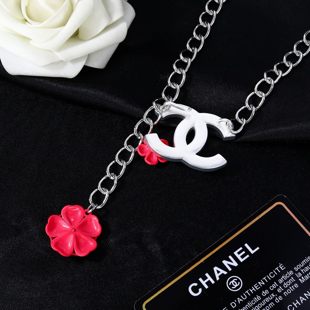 Chanel CC and Pink Bead Chain Belt - album image 4