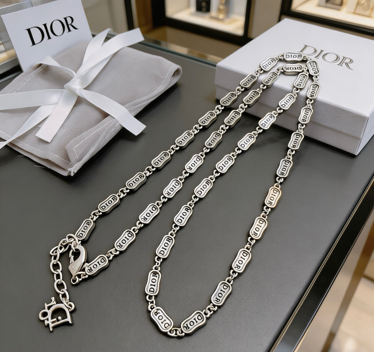 Dior Silver-Tone Rectangular-Link Jewelry - product image 15