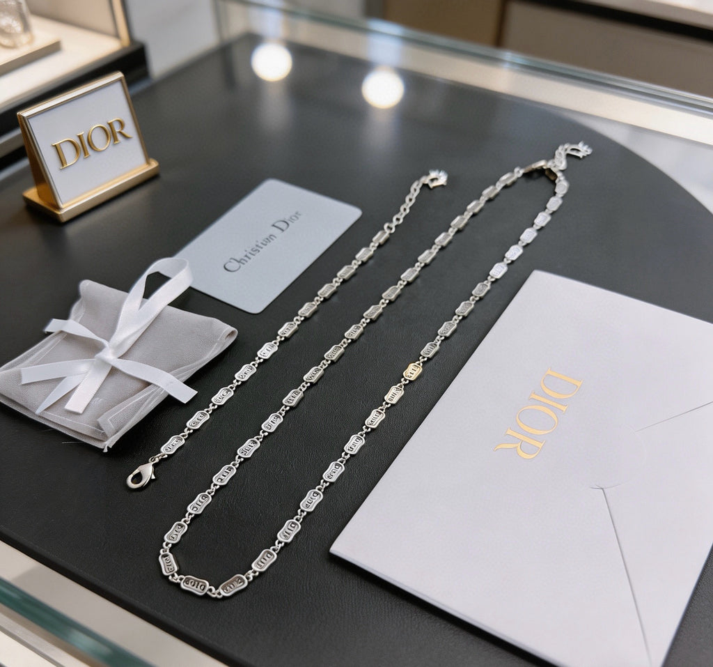 Dior Silver-Tone Rectangular-Link Jewelry - product image 3