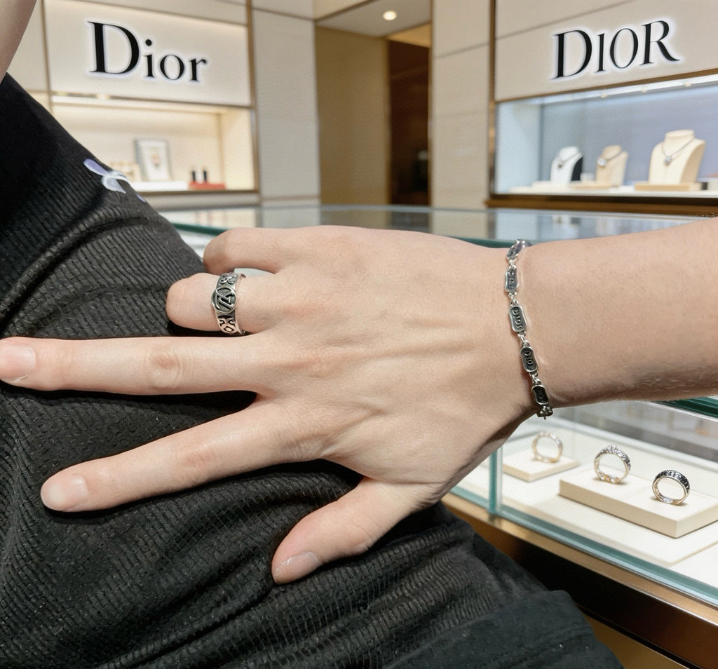 Dior Silver-Tone Rectangular-Link Jewelry - product image 8