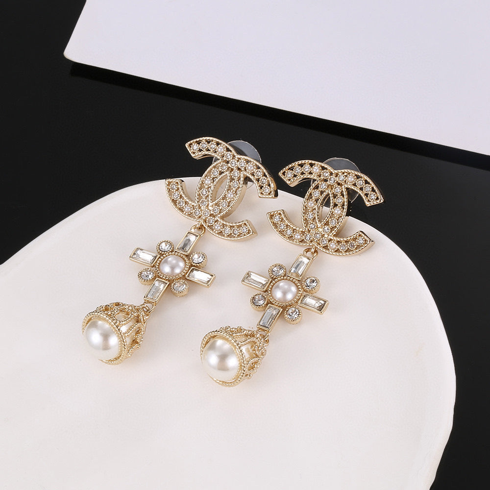Chanel Gold-Tone Earrings - album image 7