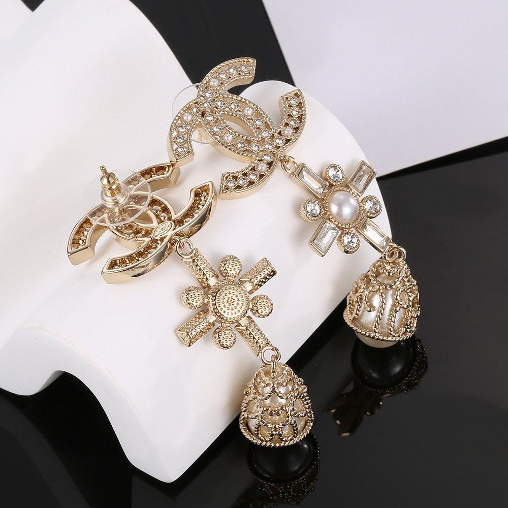 Chanel Gold-Tone Earrings - album image 3