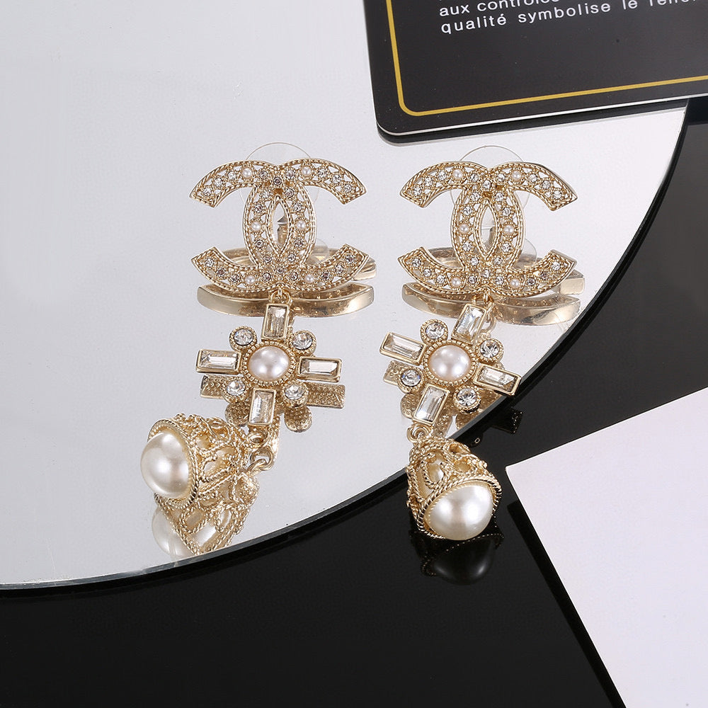 Chanel Gold-Tone Earrings - album image 2