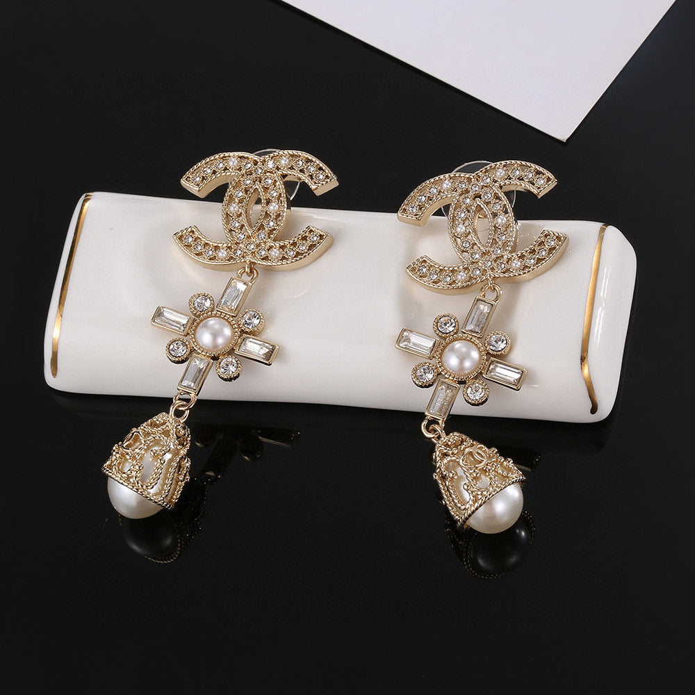 Chanel Gold-Tone Earrings - album image 4