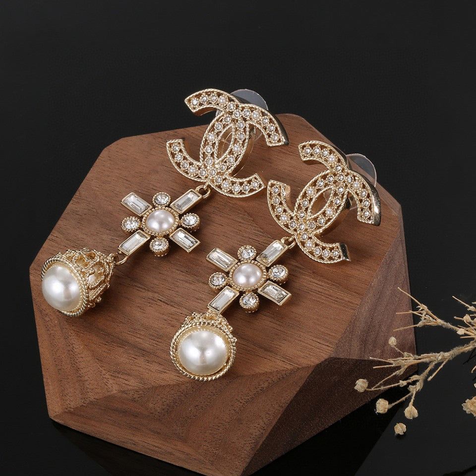 Chanel Gold-Tone Earrings - album image 5