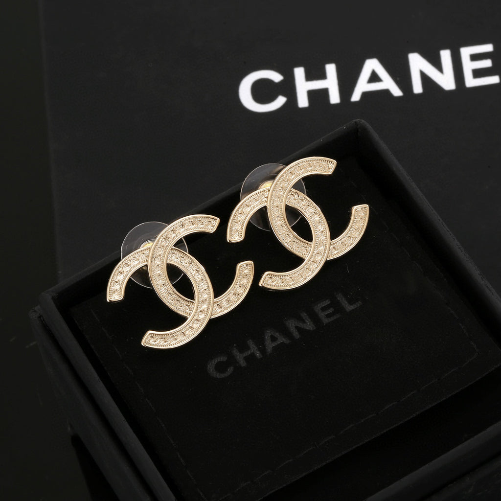 Chanel Gold-Tone Earrings - album image 2