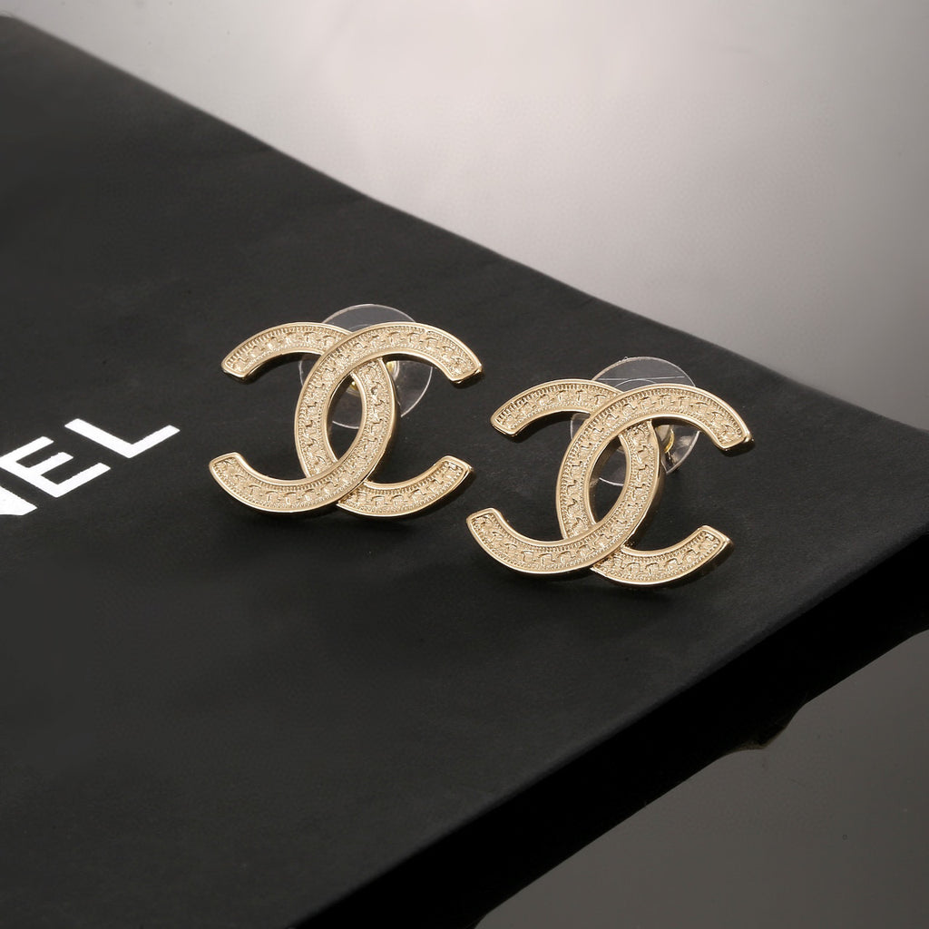Chanel Gold-Tone Earrings - album image 3