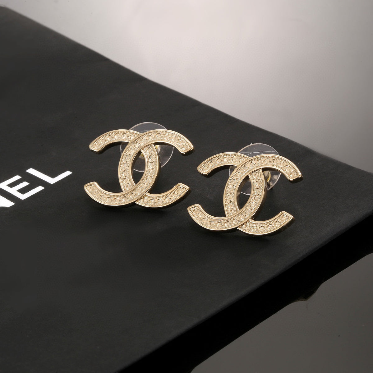 Chanel Gold-Tone Earrings - album image 3