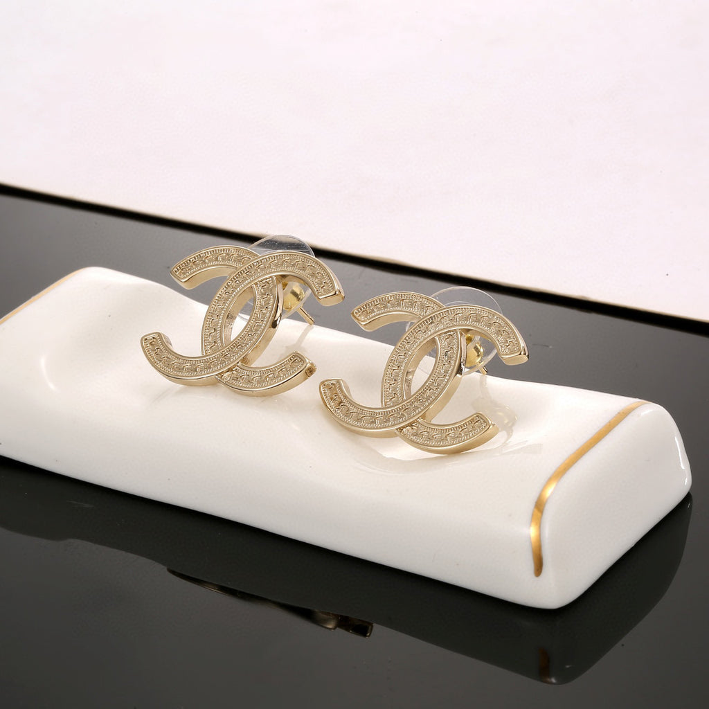 Chanel Gold-Tone Earrings - album image 6