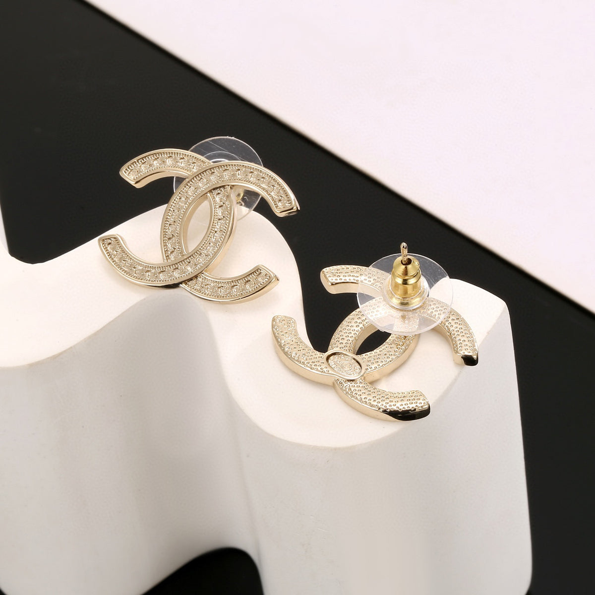 Chanel Gold-Tone Earrings - album image 5