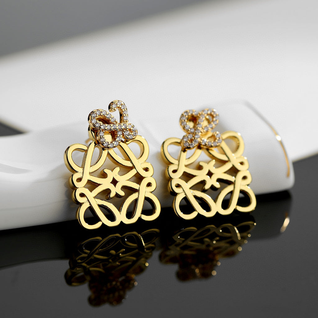 Loewe Double Anagram Drop Earrings - product image 2