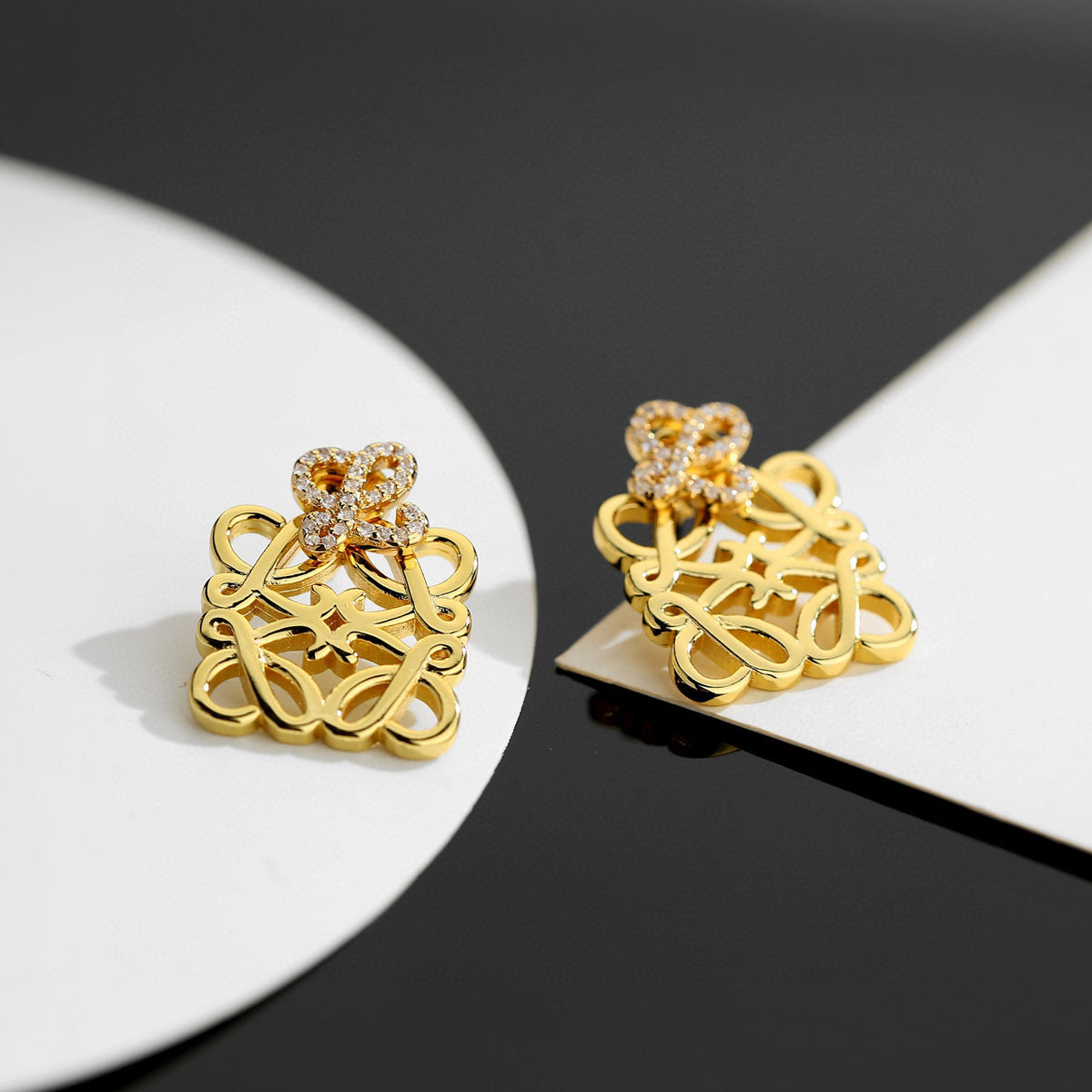 Loewe Double Anagram Drop Earrings - product image 4