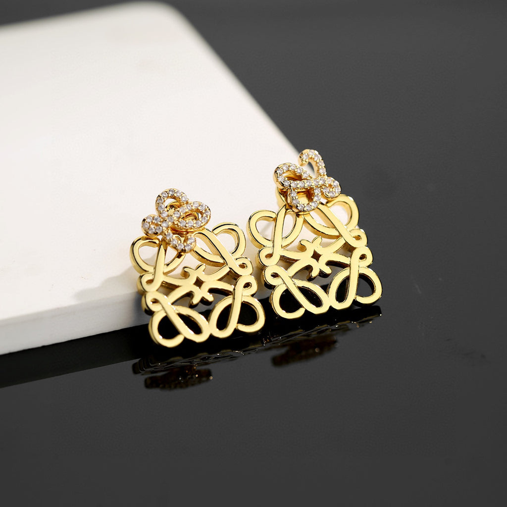 Loewe Double Anagram Drop Earrings - product image 8