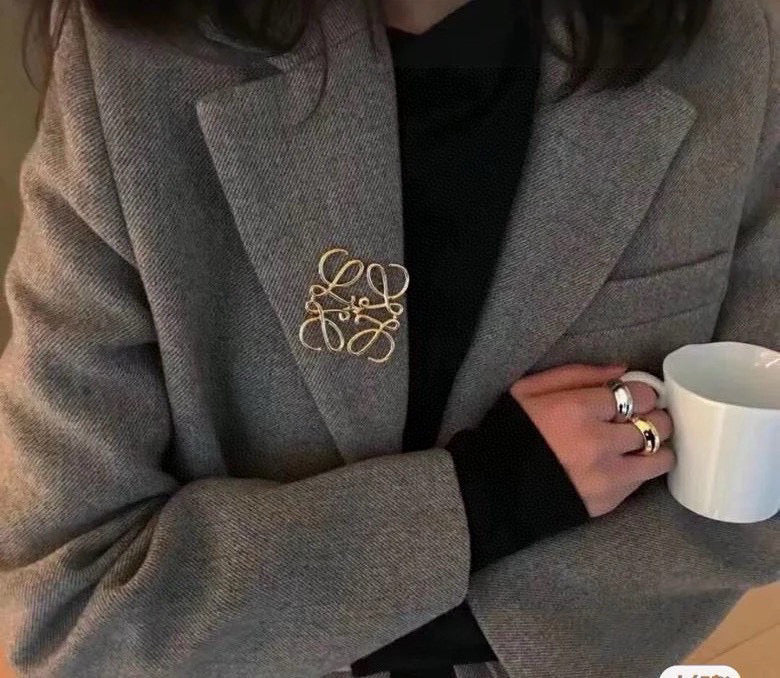 Loewe Open Anagram Brooch - product image 2
