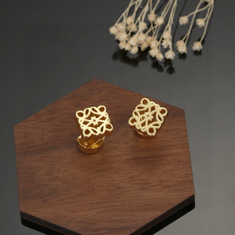 Loewe Petite Anagram Square Stud Earrings - product image 7