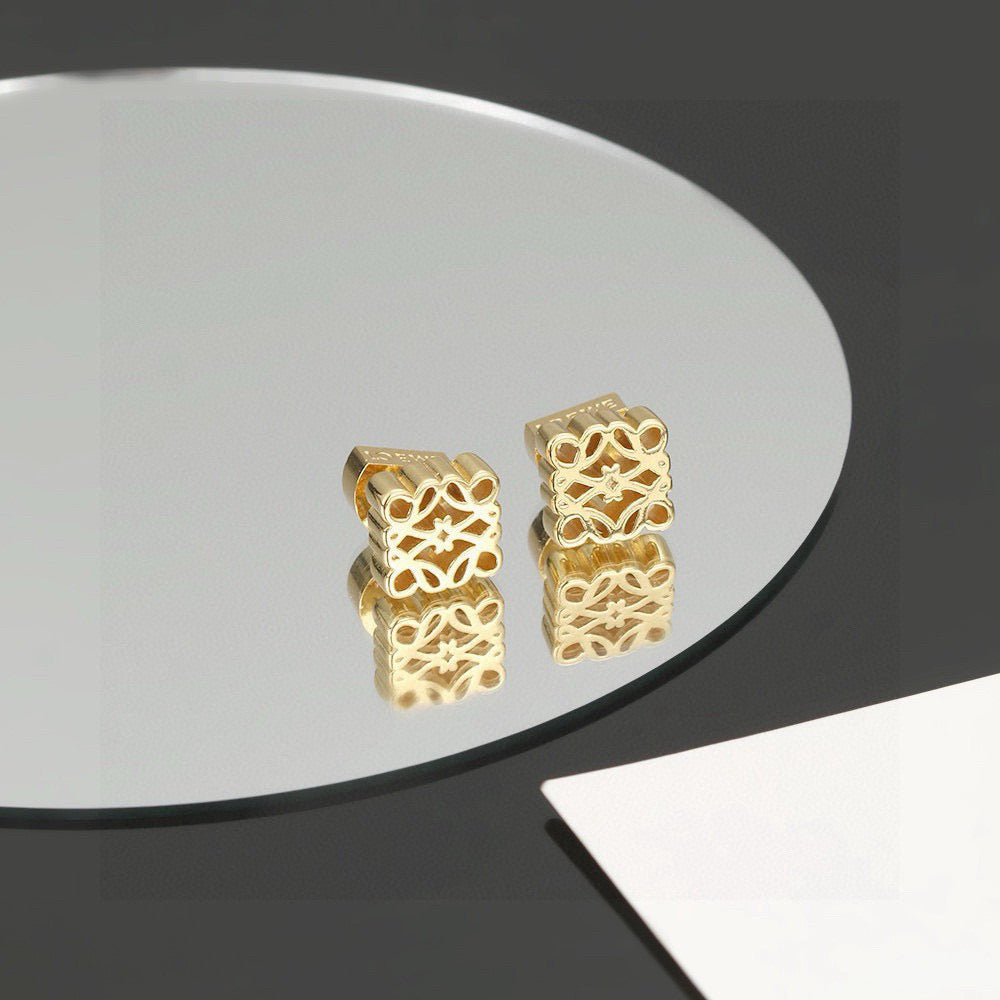 Loewe Petite Anagram Square Stud Earrings - product image 2