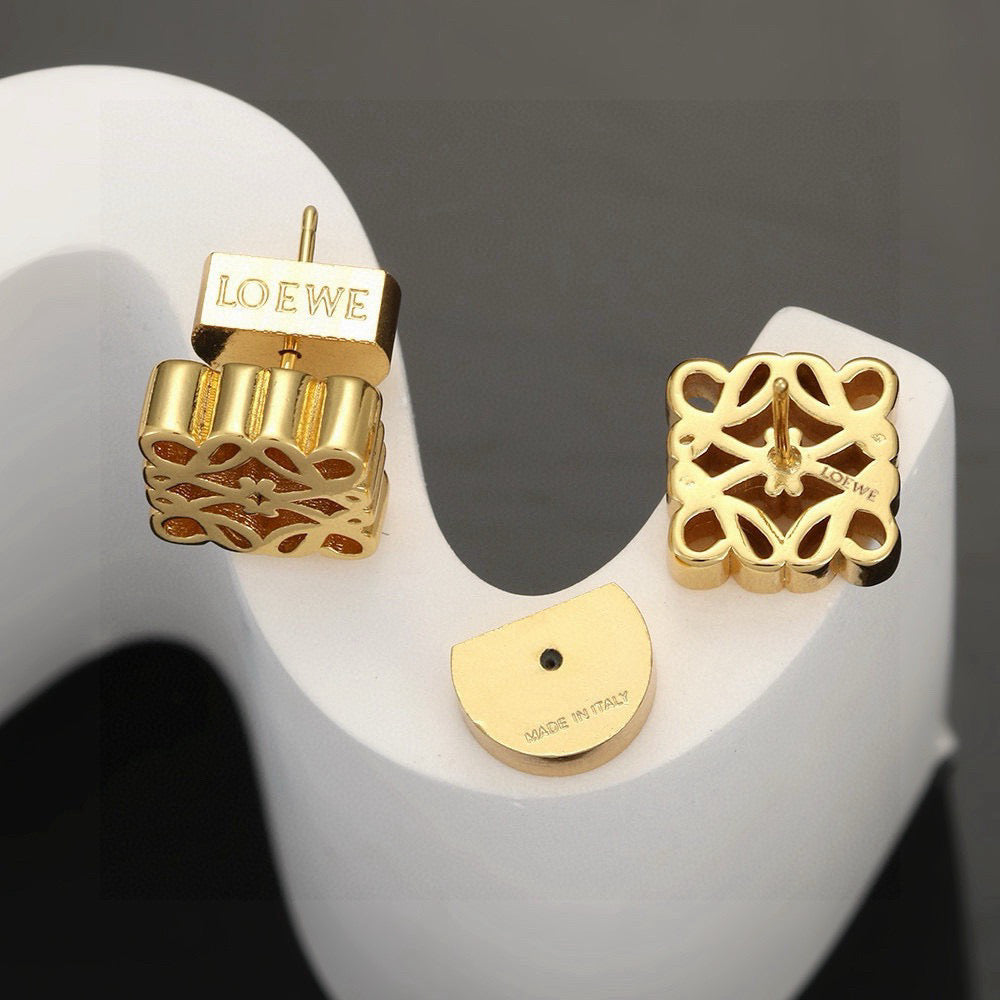 Loewe Petite Anagram Square Stud Earrings - product image 3