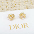 Dior Floral Pearl-Look Cluster Stud Earrings - product image 1