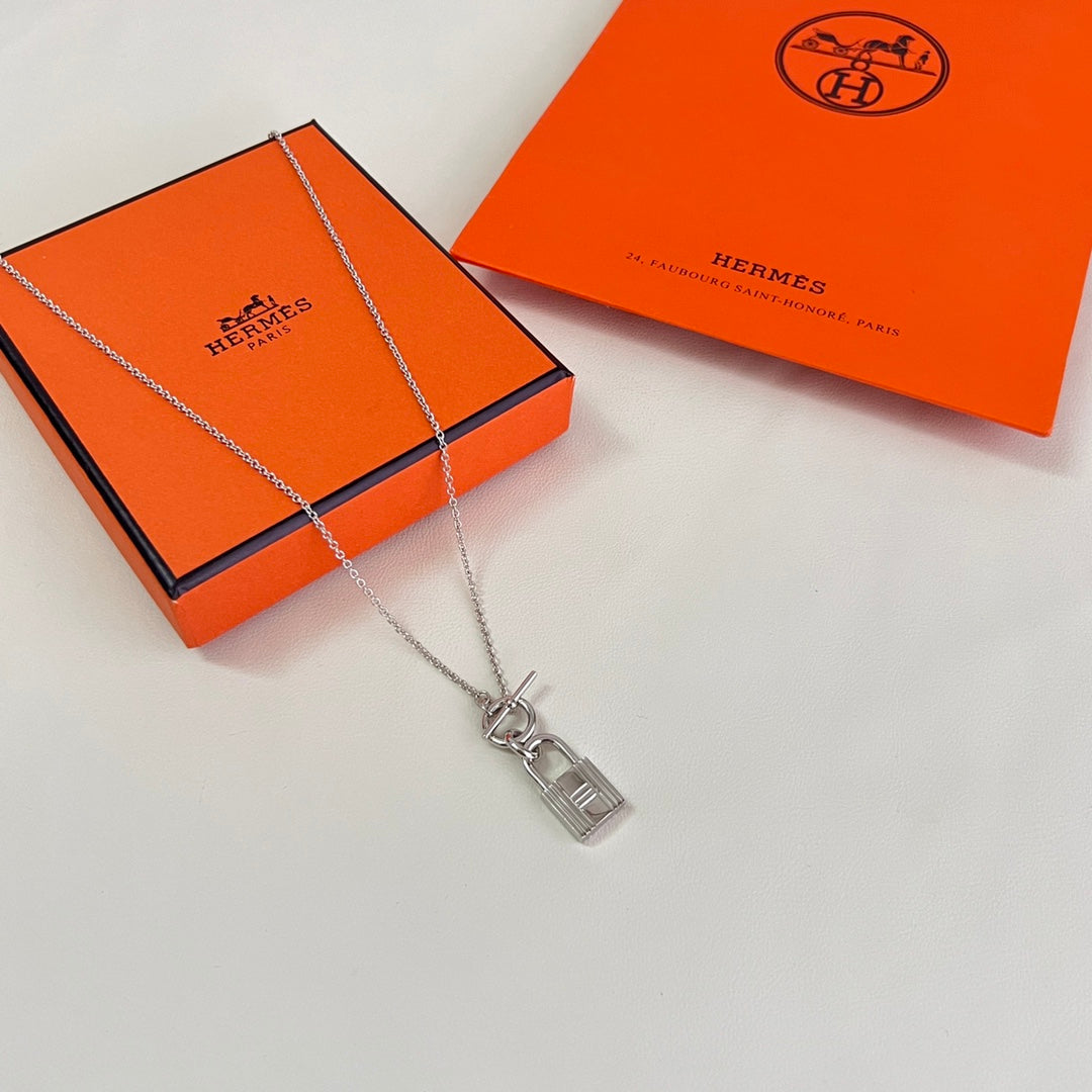Hermès Silver-Tone Double Anchor-Link Necklace - album image 1