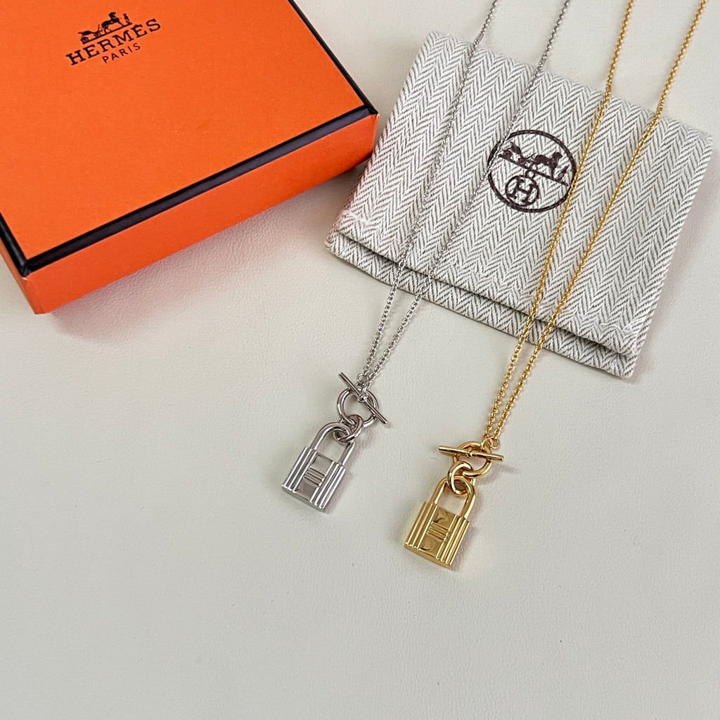 Hermès Silver-Tone Double Anchor-Link Necklace - album image 3