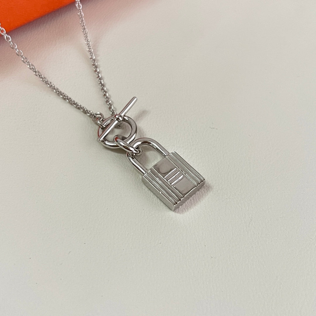 Hermès Silver-Tone Double Anchor-Link Necklace - album image 6