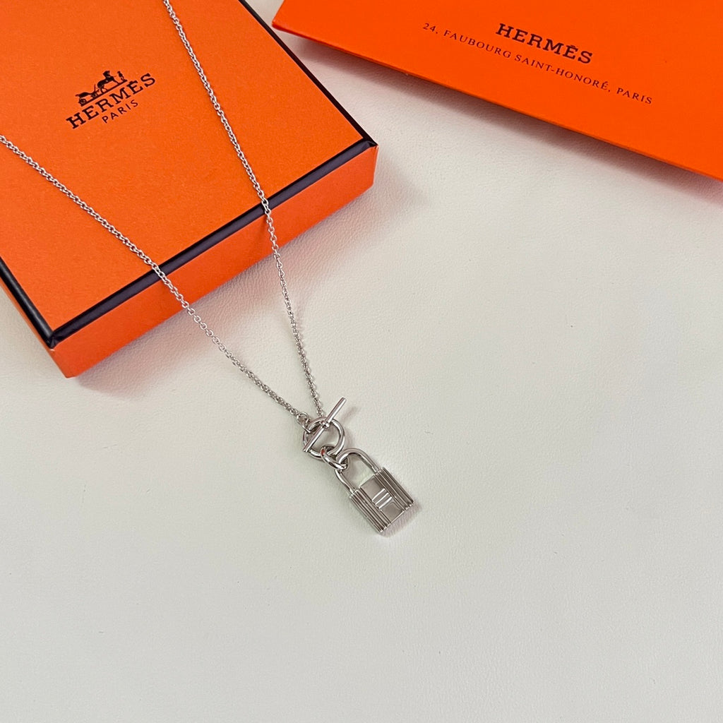 Hermès Silver-Tone Double Anchor-Link Necklace - album image 4