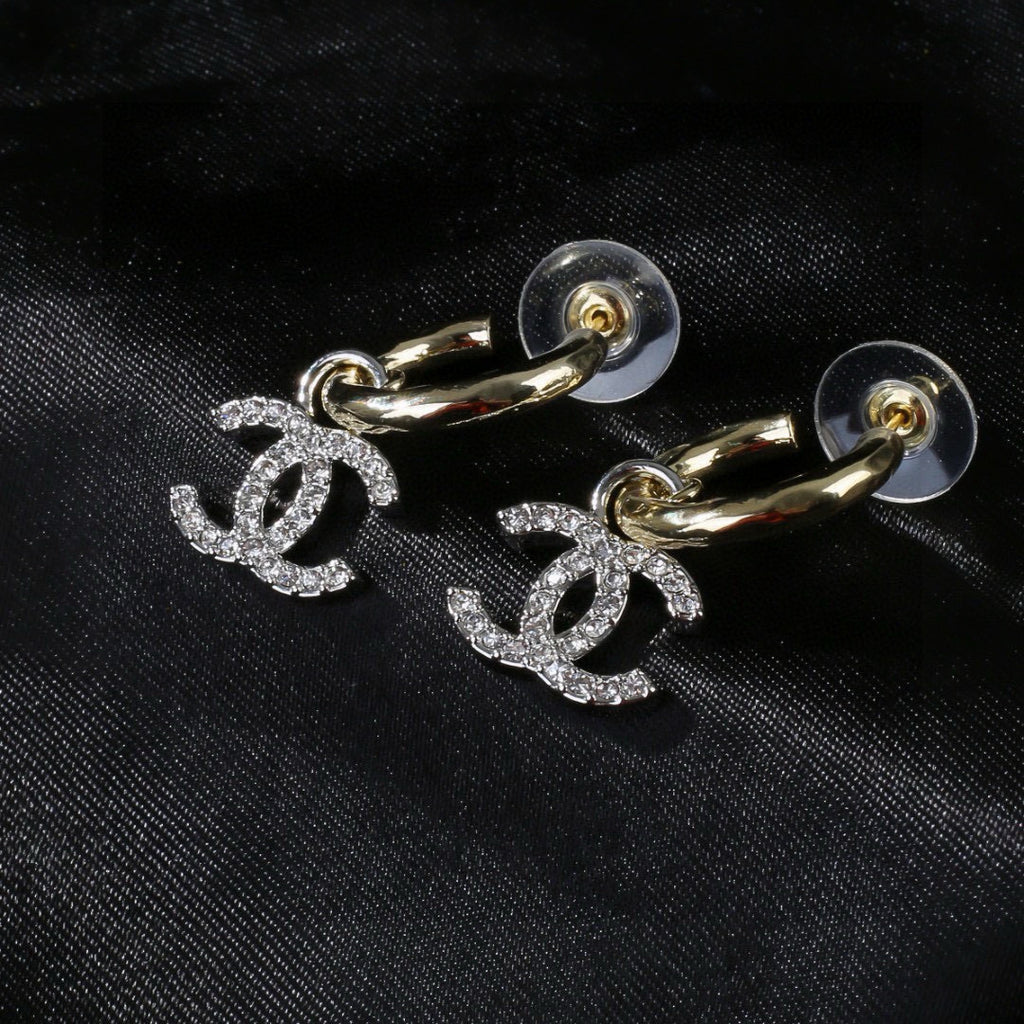 Chanel CC Earrings with Oval Link Tops - album image 6