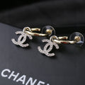 Chanel CC Earrings with Oval Link Tops - album image 1