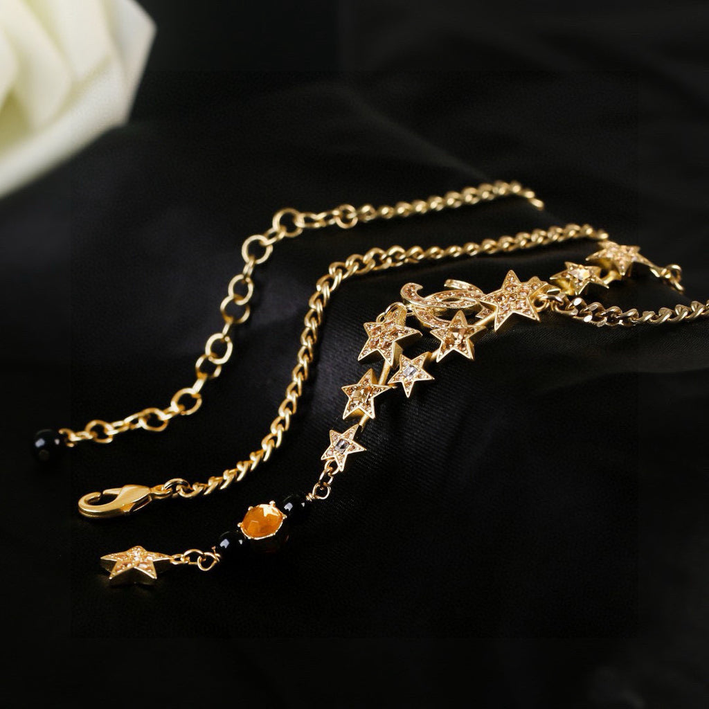 Chanel Gold-Tone Star Charm Chain Belt - album image 6