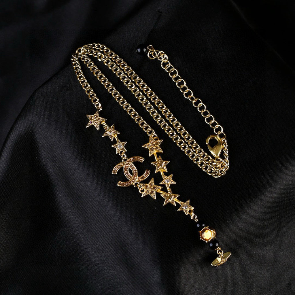Chanel Gold-Tone Star Charm Chain Belt - album image 1