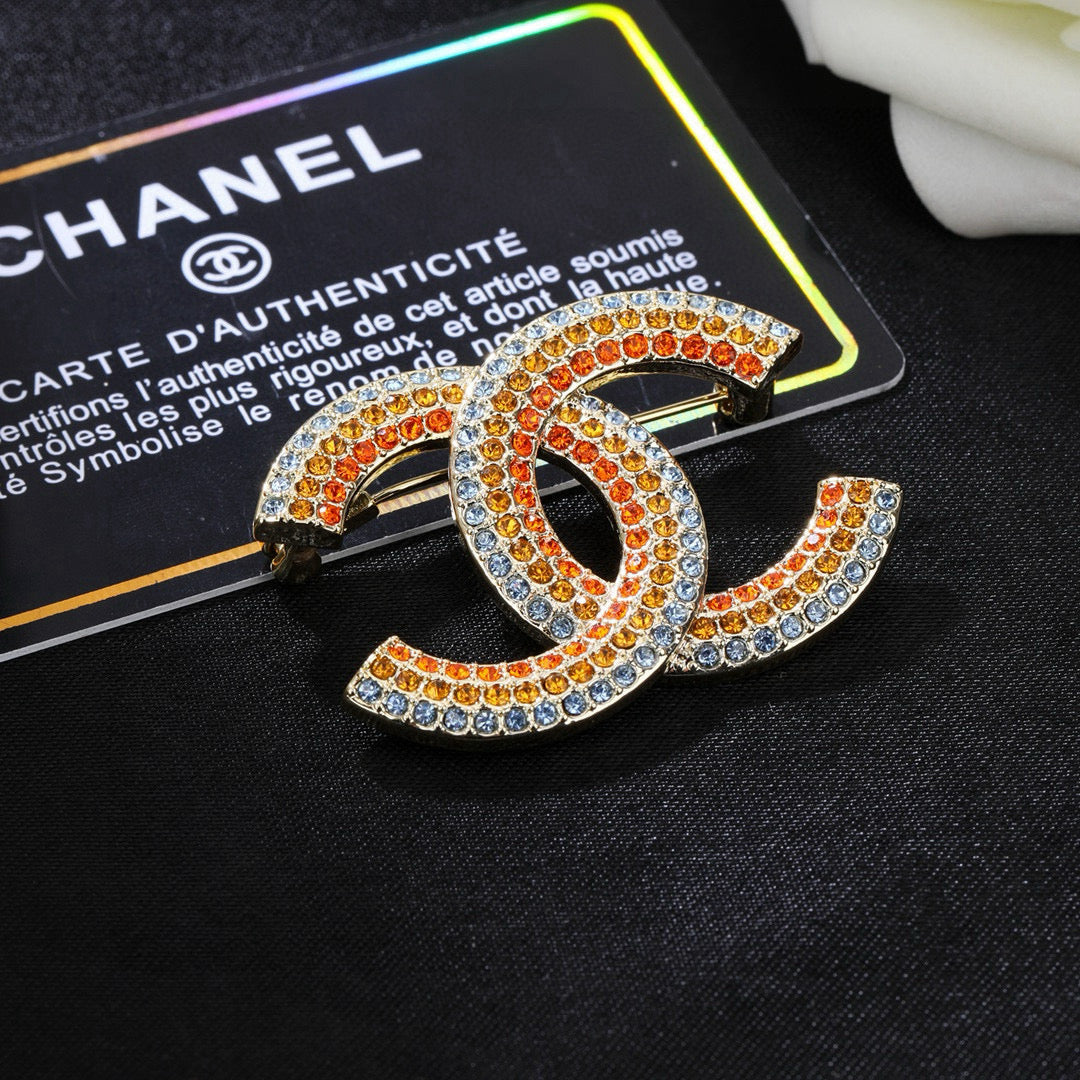 Chanel Interlocking C Multicolor Brooch - album image 5