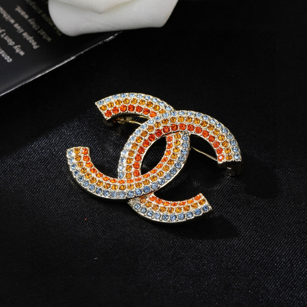 Chanel Interlocking C Multicolor Brooch - album image 8