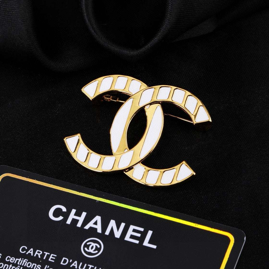 Chanel Interlocking C Brooch - album image 3