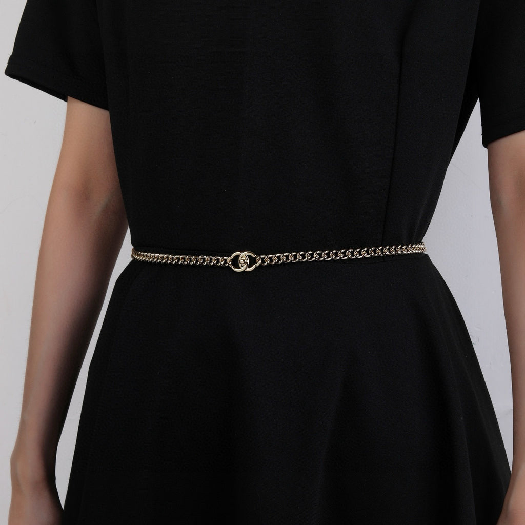 Chanel Slim Gold-Tone CC Chain Belt - album image 1