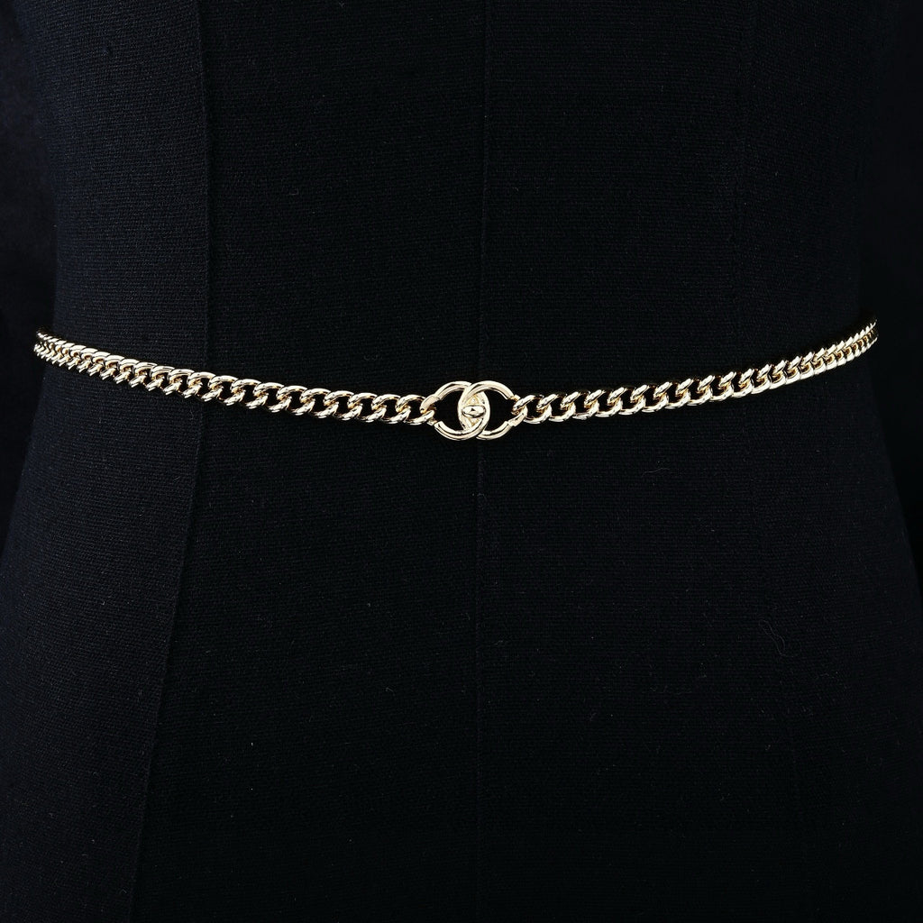 Chanel Slim Gold-Tone CC Chain Belt - album image 8