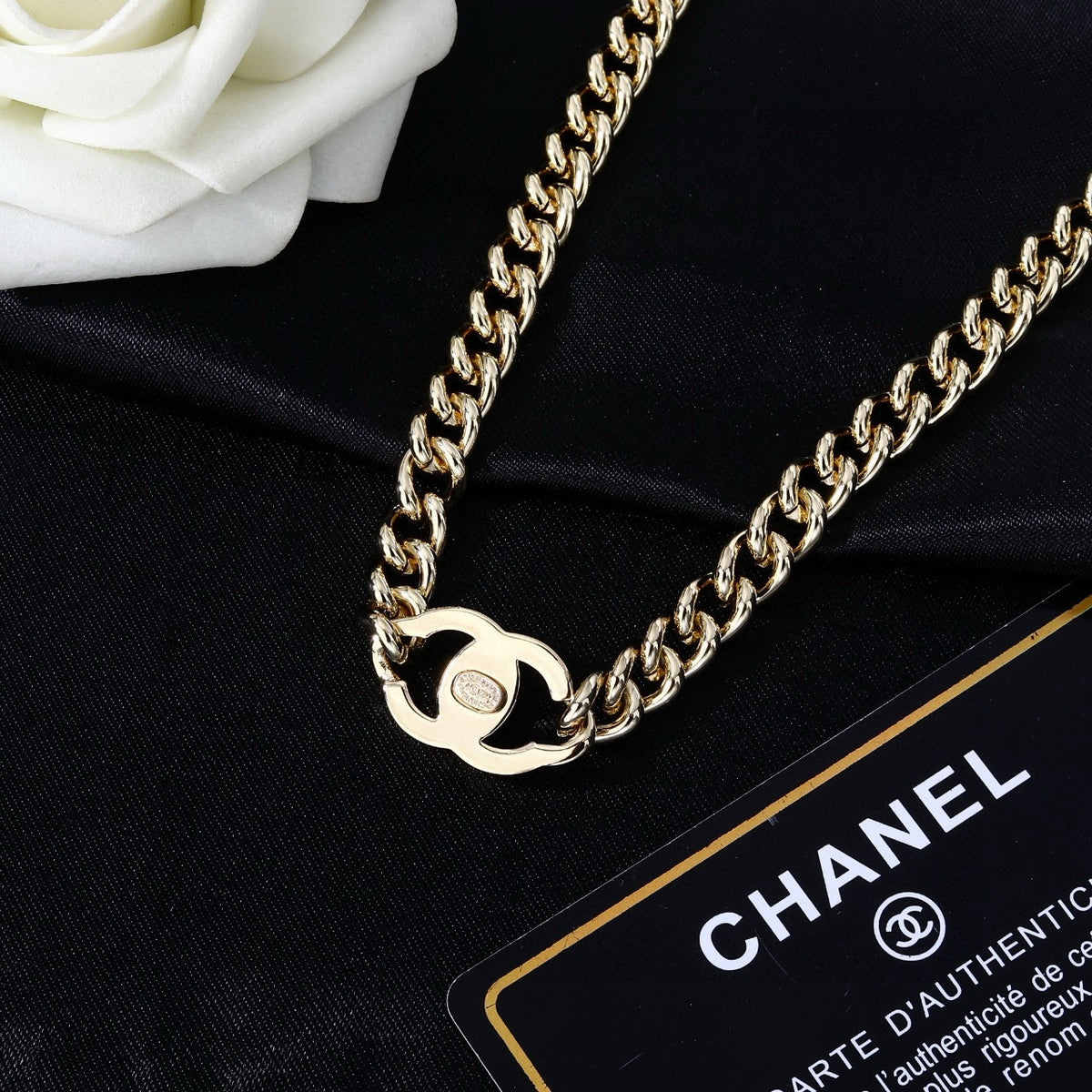 Chanel Slim Gold-Tone CC Chain Belt - album image 4