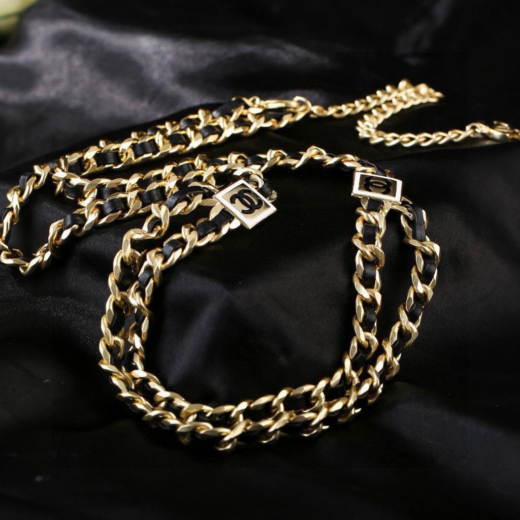 Chanel Gold-Tone Woven Chain Belt - album image 7