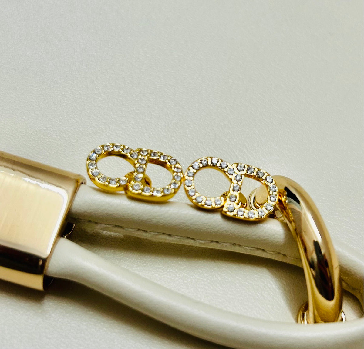 Dior Minimal Interlocking CD Stud Earrings - product image 7