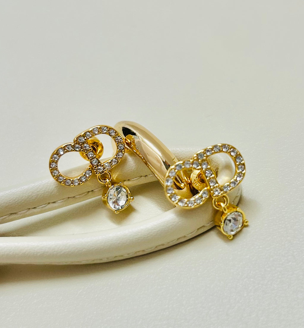 Dior Silver-Tone Floral Drop Earrings - product image 5