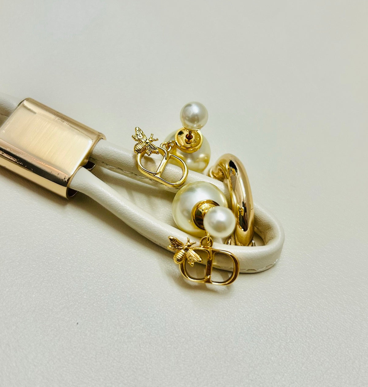 Dior CD Ribbon Knot Earrings - product image 4