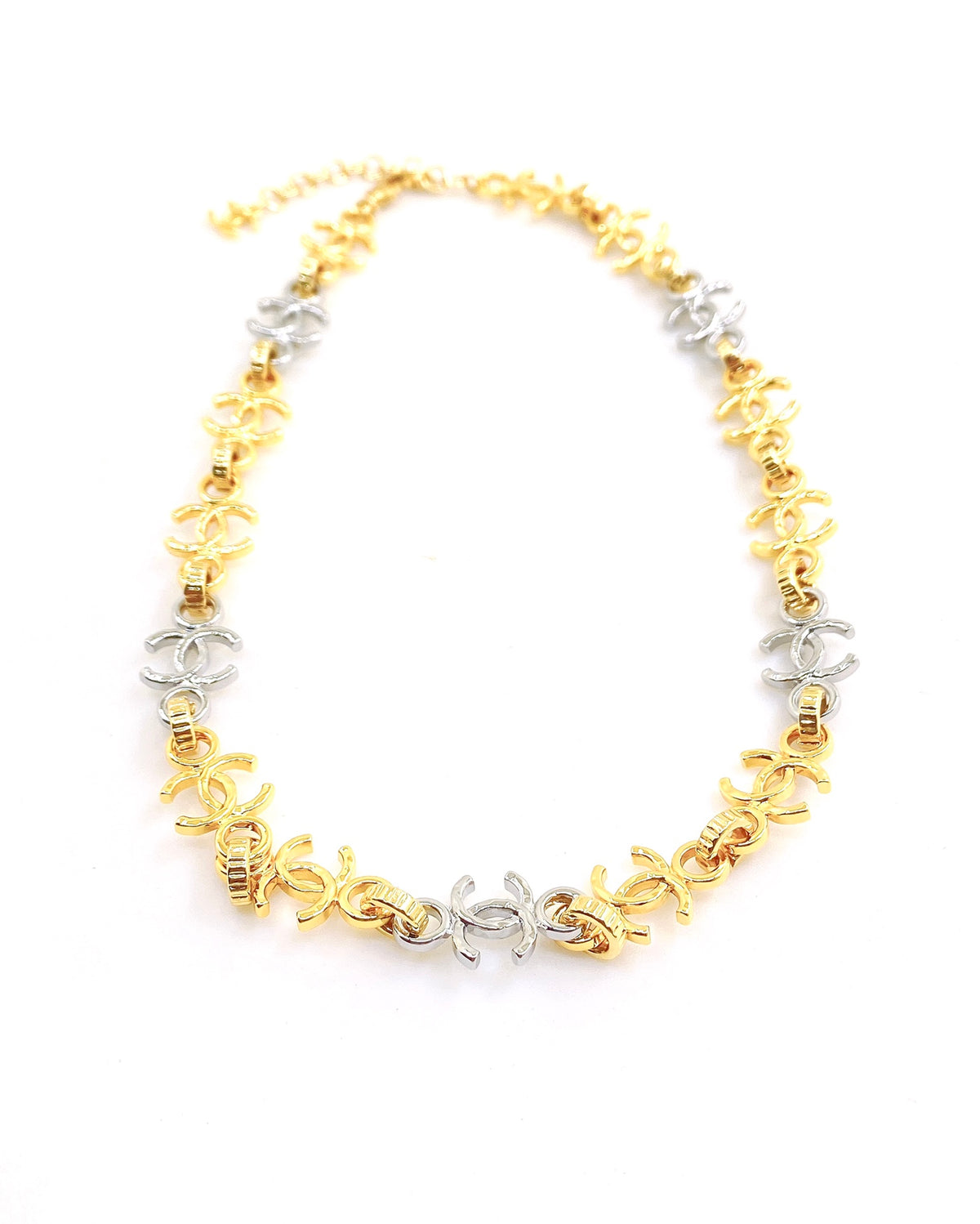 Chanel Gold-Tone Crystal Station Necklace - album image 1